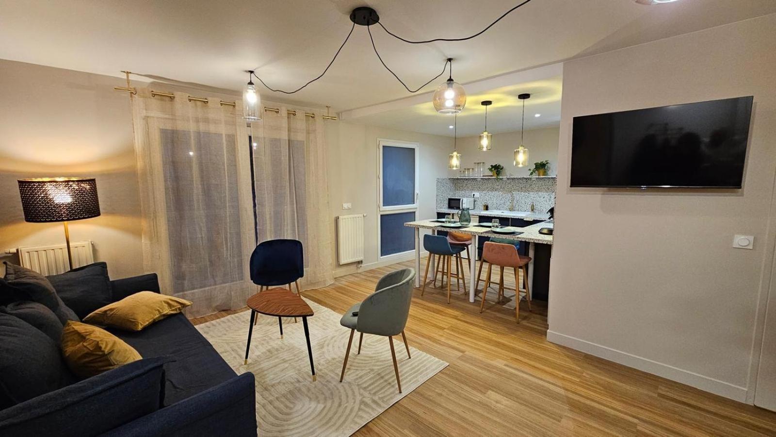 Apartmán L'Ecrin Bleu Aubervilliers Exteriér fotografie